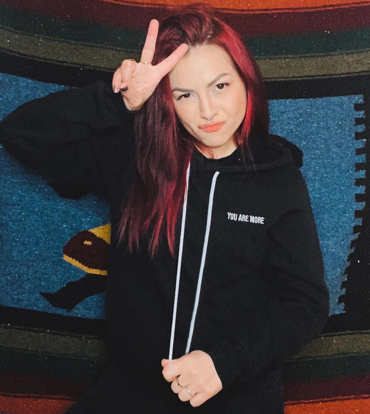 Unisex hoodie -Embroidered LOGO