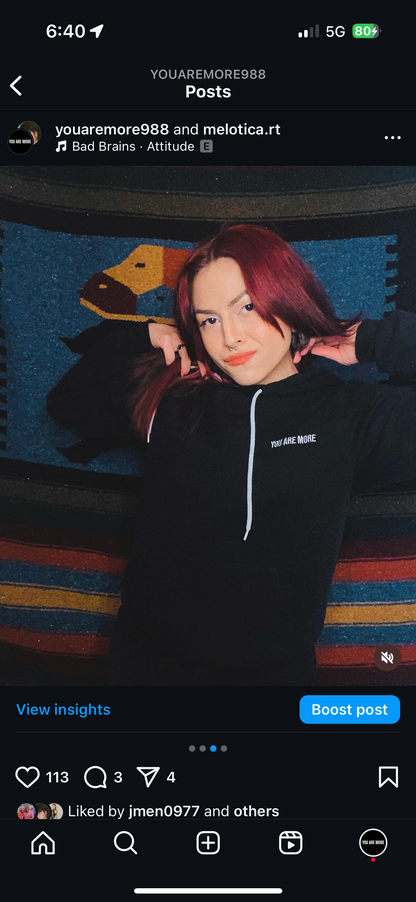 Unisex hoodie -Embroidered LOGO